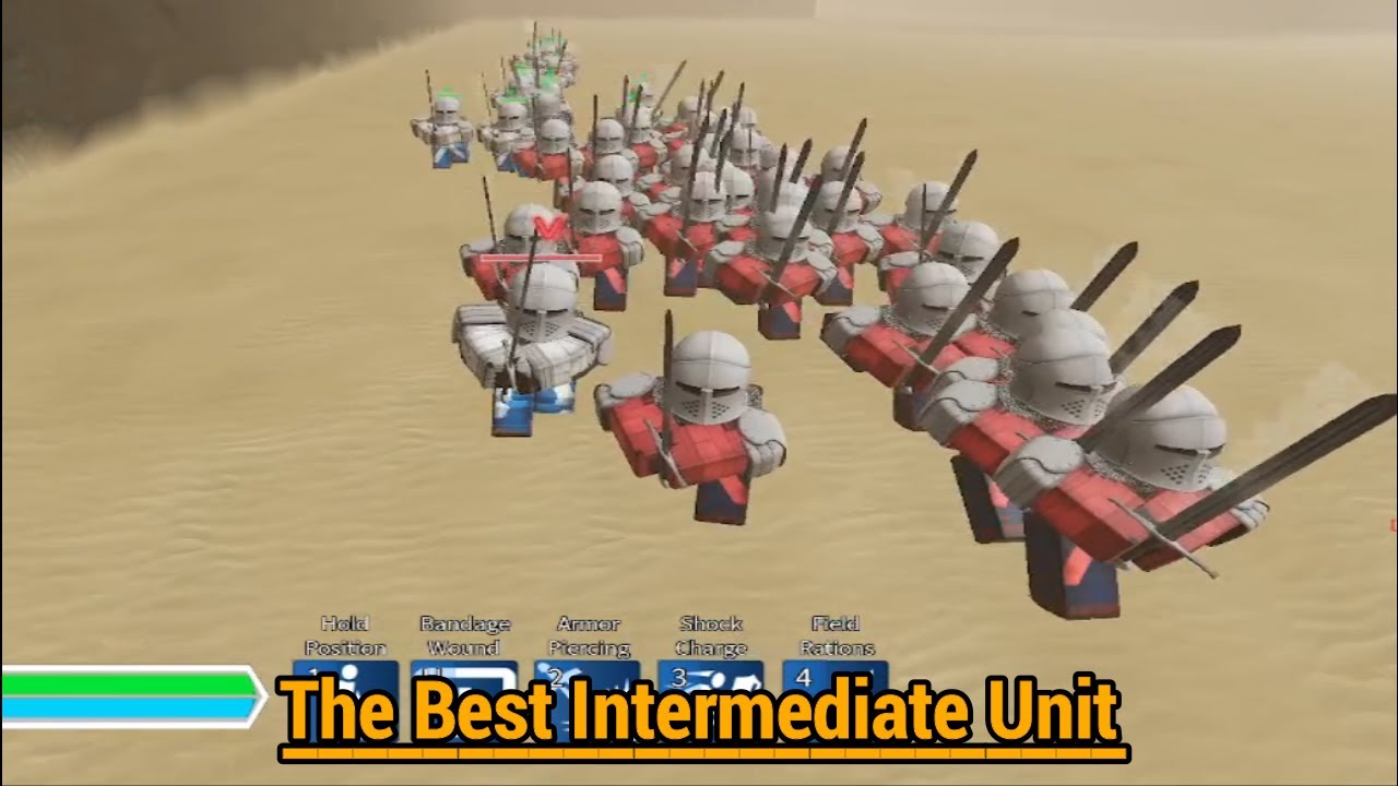 3 Knights: The Best Intermediate Unit(ROBLOX Warlord)