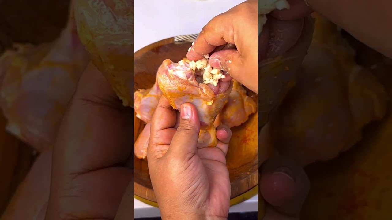 Stuffed Chicken Tangdi Kabab/New Starter Recipe #chicken #kabab #viral #dinner