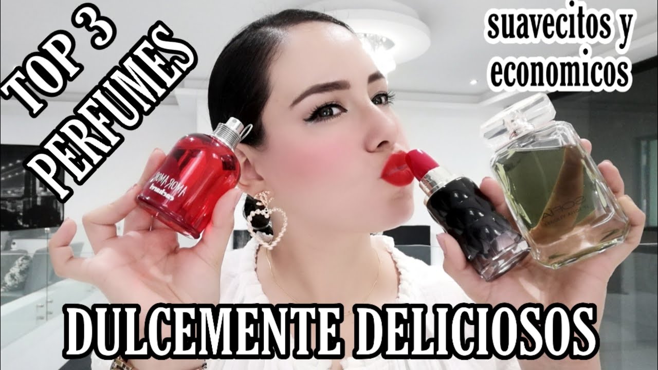 Top3 los mejores PERFUMES DULCEMENTE DELICIOSOS economicos para usar TODO EL AÑO.