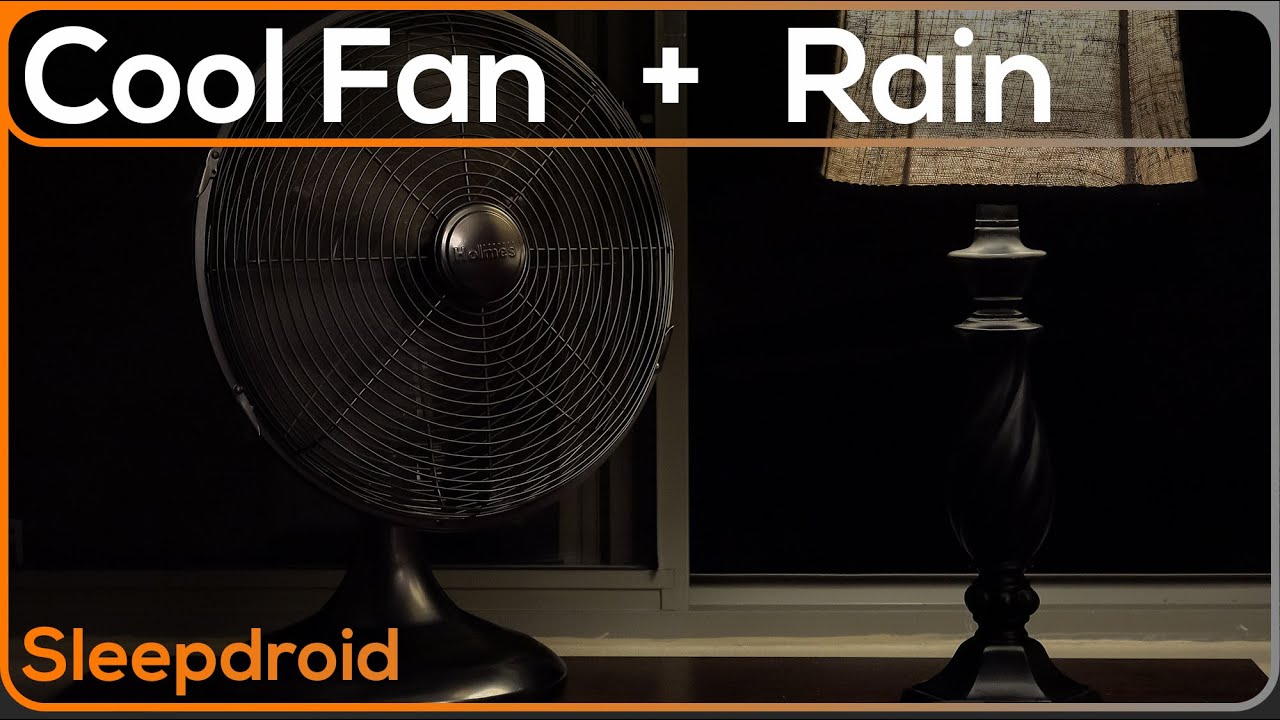 ► Fan and Rain Sounds for Sleeping: Fall Asleep Fast with Fan Noise and Rain (No Thunder)