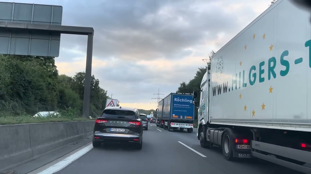 Throwback to Summer: 4k Relaxed Driving on the Autobahn in Germany with Summer views