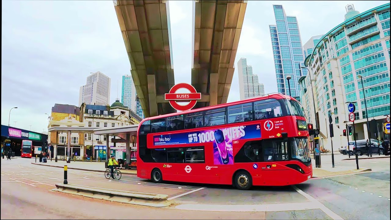Walking Tour of London: Oval Station to Westminster Abbey 4K