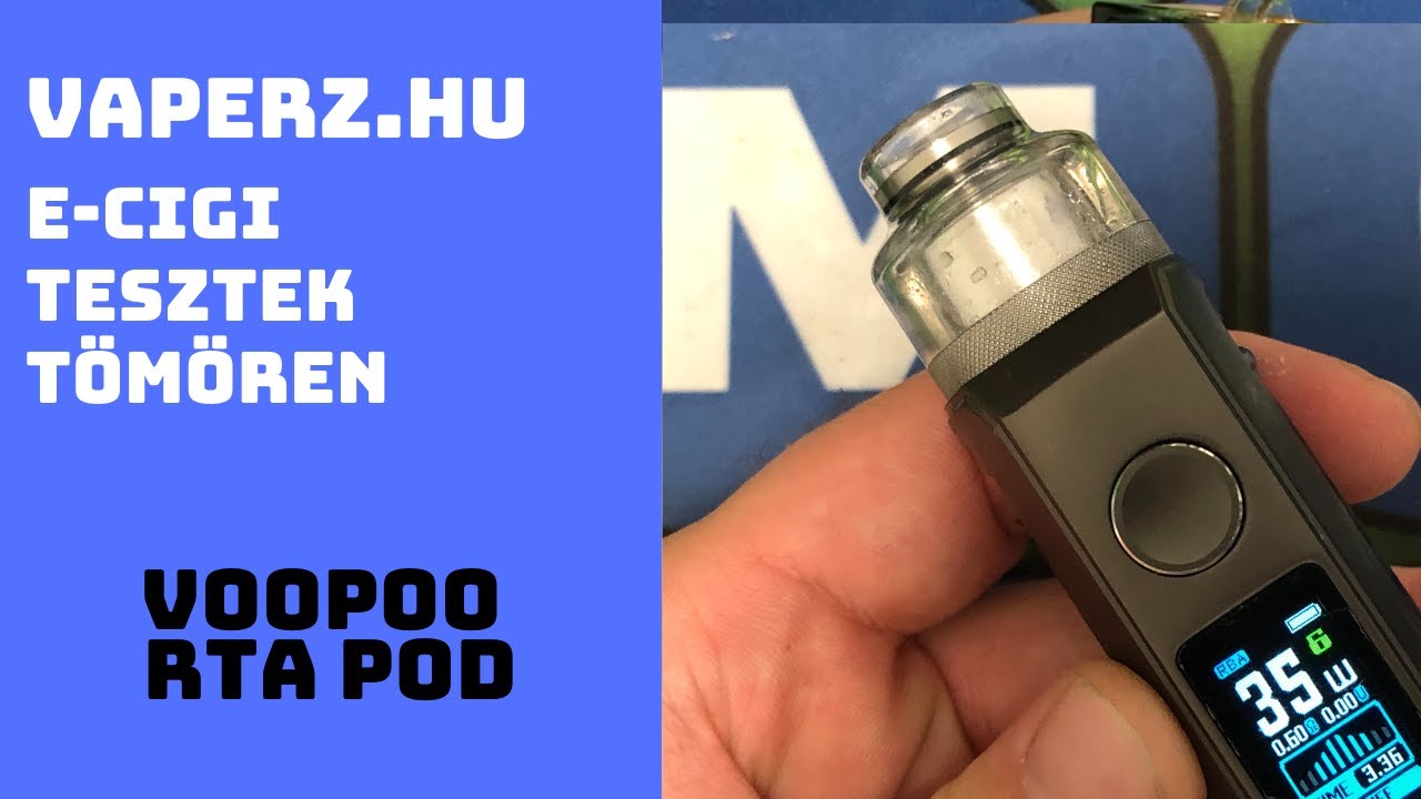 Vaperz.hu | E-cigi Tesztek T&ouml;m&ouml;ren - Voopoo RTA Pod tank teker&eacute;s &eacute;s vatt&aacute;z&aacute;s