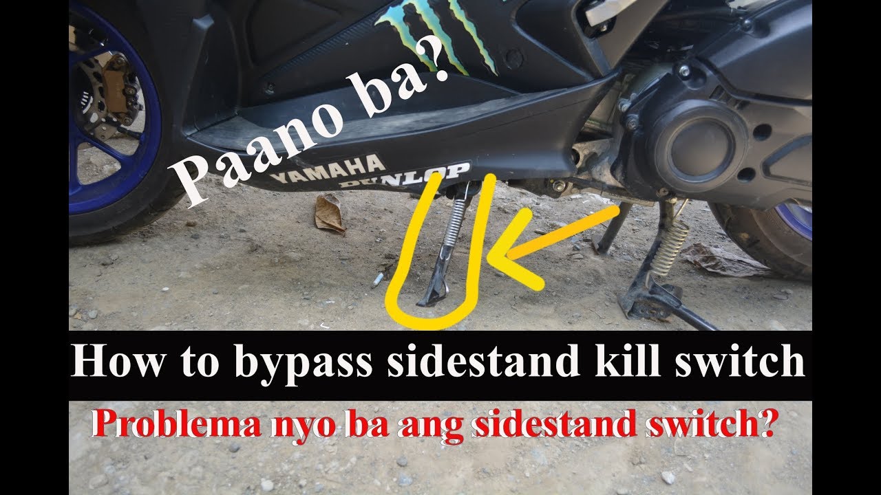 How to bypass side stand switch on yamaha aerox | Philippines motovlog