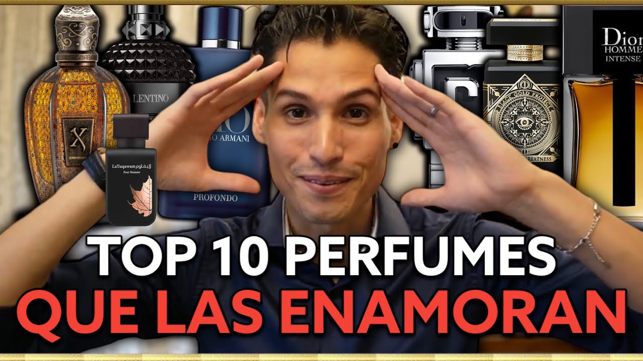 Top 10 mejores PERFUMES 2025 para hombres, más elogiadas por las MUJERES