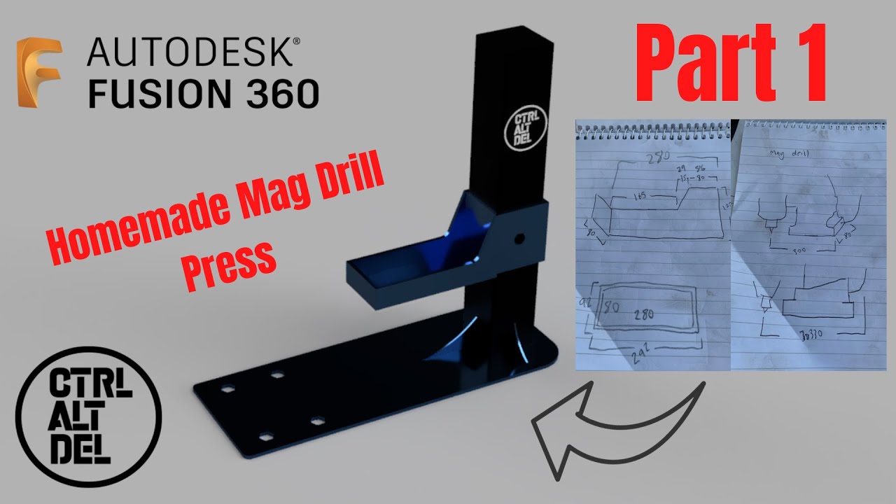 Homemade Mag Drill Press - Part 1