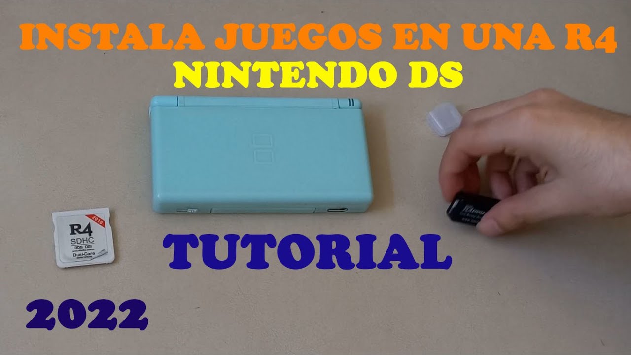 Como instalar juegos de nintendo ds en una R4 en 2022 | TUTORIAL juegos ds en R4