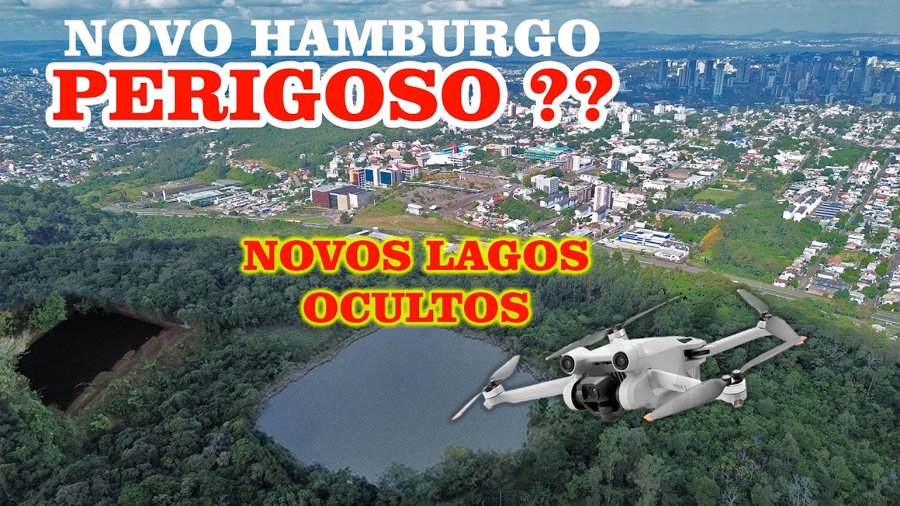 Misteriosos LAGOS na MATA em NOVO HAMBURGO Drone em 4k