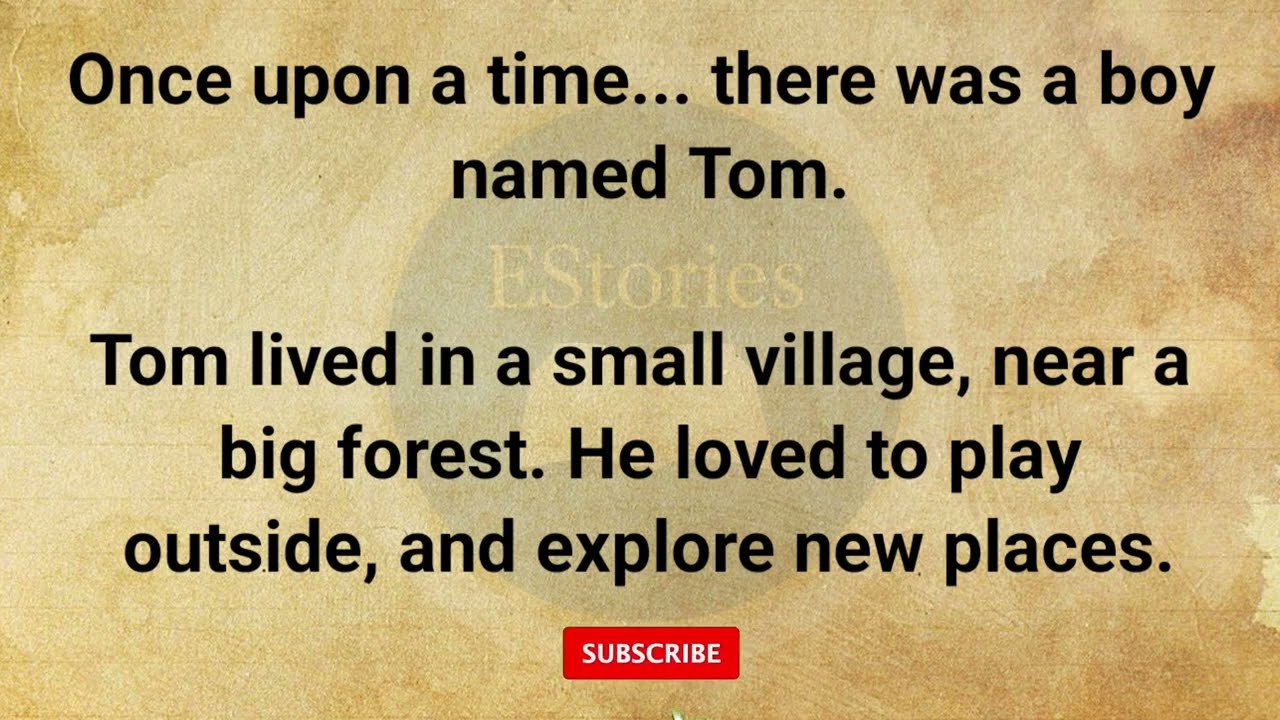 English Story for Beginners | Tom and the Magic Garden | Learning English With EStories