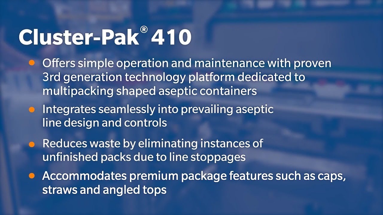 Cluster-Pak® 410 - Beverage Packaging System Video | WestRock