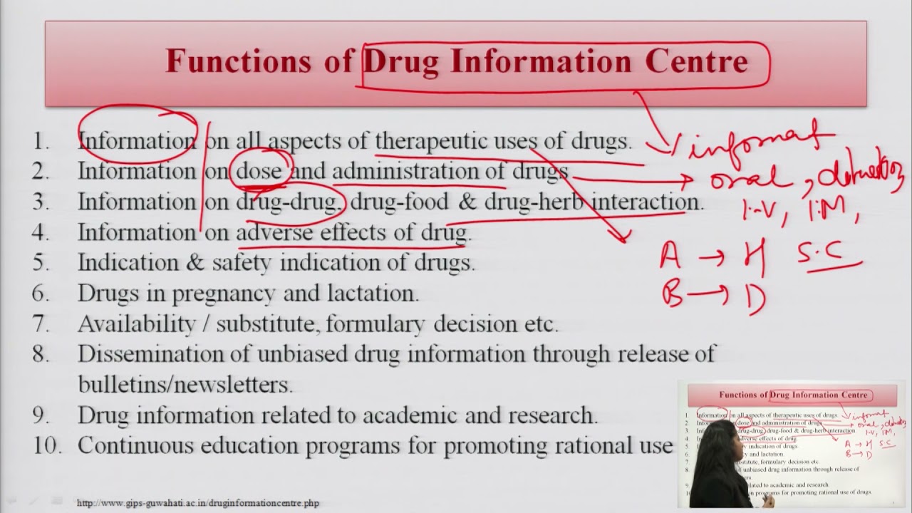 Drug Information Services Part-1