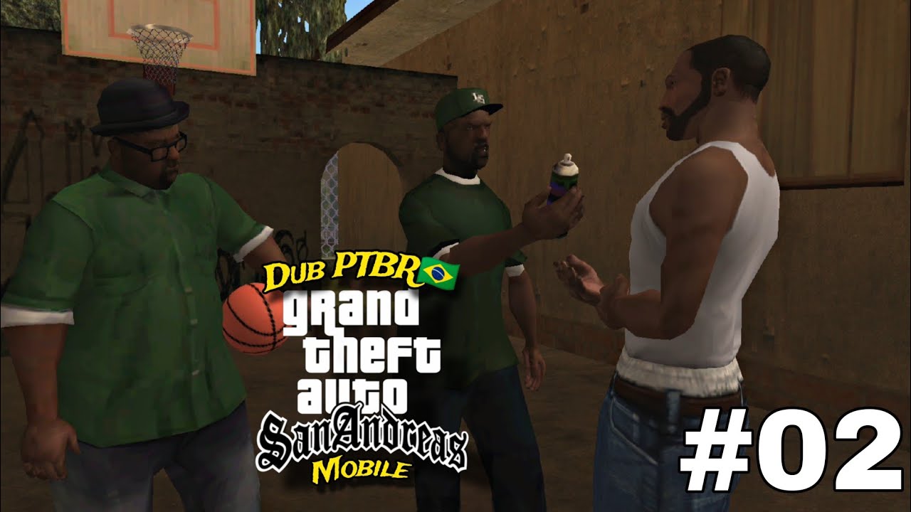 Tentando Zerar GTA San Andreas no celular em 2025 Dublado e Legendado PTBR 🇧🇷 #02