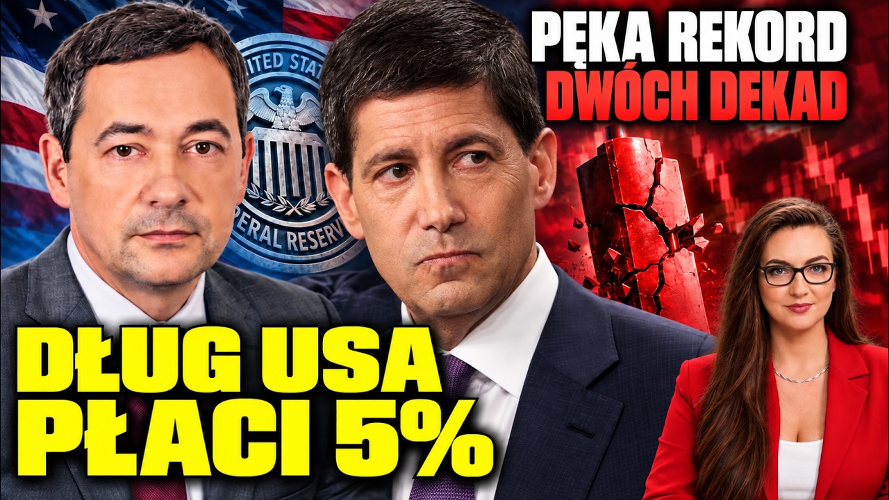 PĘKŁ RYNEK OBLIGACJI USA! Dlaczego Wall Street boi się samego długu bardziej niż FED-u?