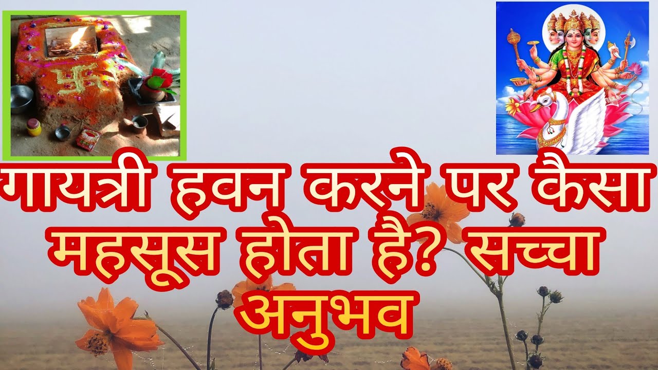 गायत्री हवन का सच्चा अनुभव(Gayatri havan karne par kaisa mahsus hota) @gayatrigyanganga