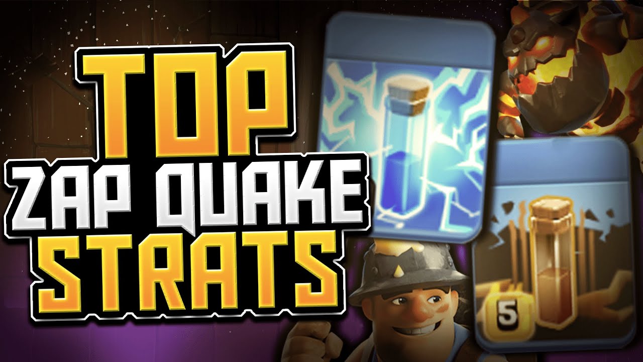 TOP TH11 Zap Quake Strategies | BEST TH11 Attack Strategies in Clash of Clans