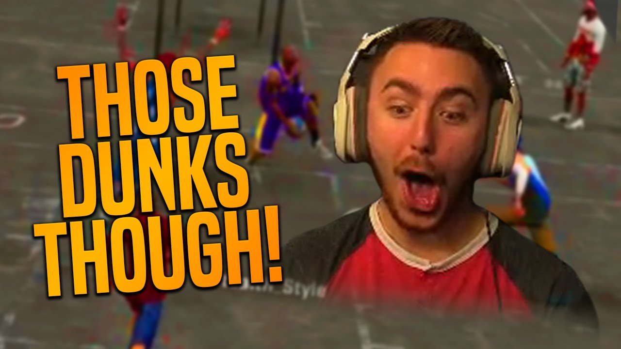 THOSE DUNKS THOUGH (NBA 2k16 MyPark)
