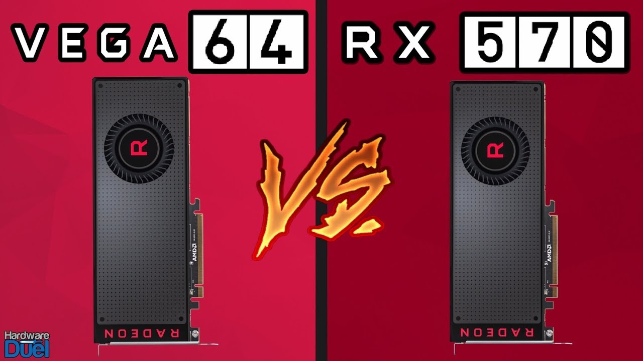 RX Vega 64 vs RX 570 - Full Comparison [4K, 1440p & 1080p]
