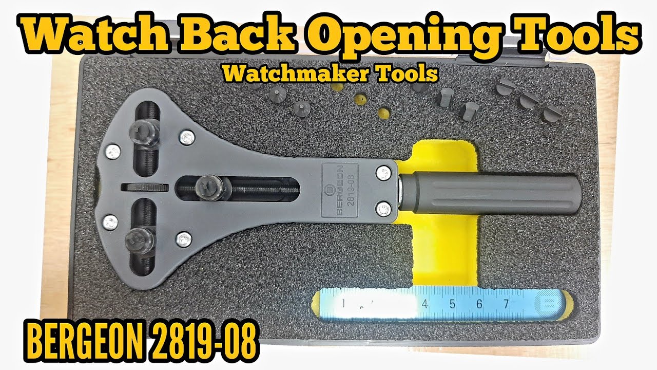 BERGEON Watchmaker Tools, Watch Back Opening kits Unboxing Review | Watch Repair Channel
