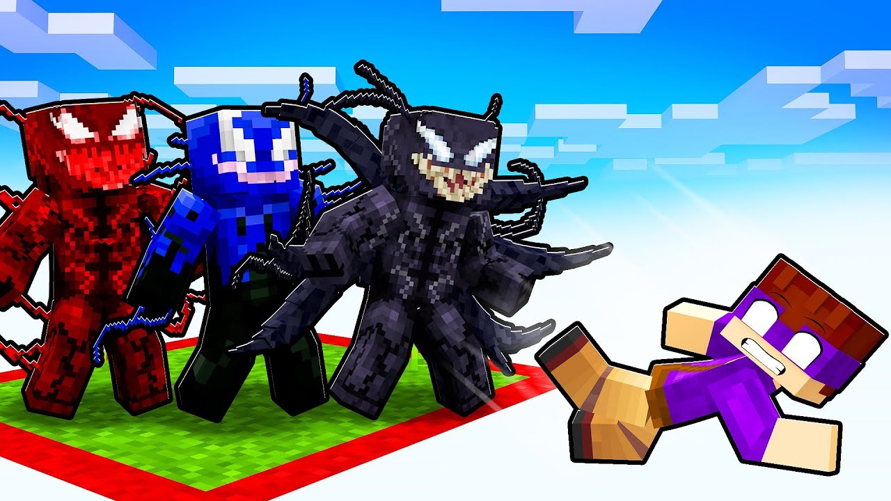 PRESO em UMA CHUNK com SIMBIONTES no Minecraft!!