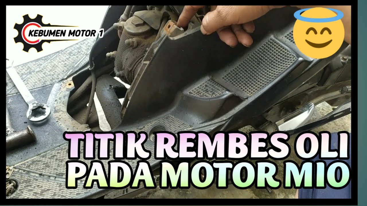 penyebab oli netes di lantai motor mio