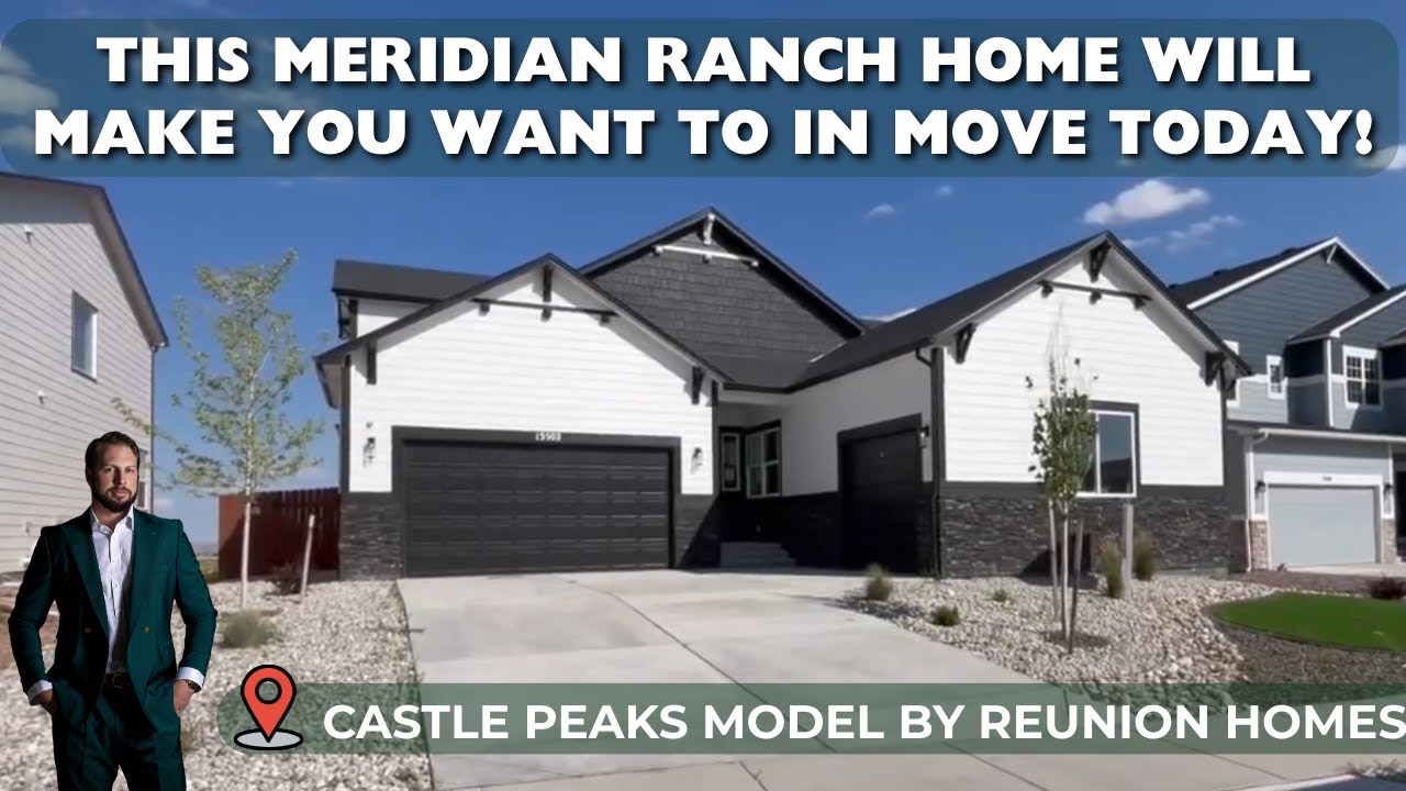 Castle Peaks Model Home Tour | Reunion Homes | Meridian Ranch, Colorado Springs