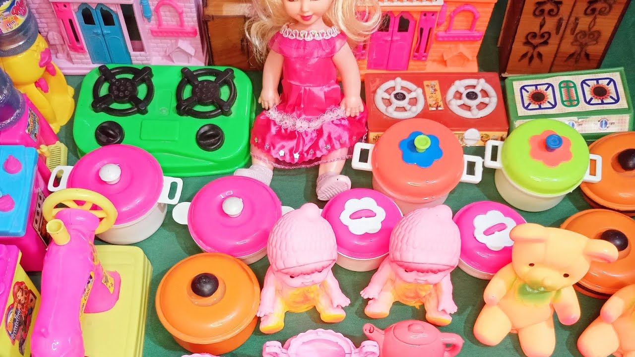 10.46 minutes satisfying Toys ASMR unboxing with reviews #dollhouse #toys #unboxing #satisfying