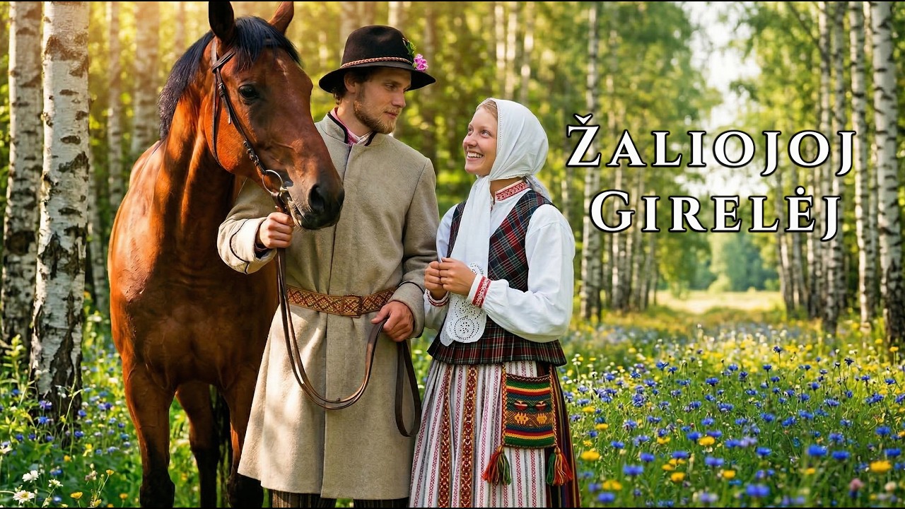 Žaliojoj Girelėj – Lietuvių Liaudies Daina (Lithuanian folk song)