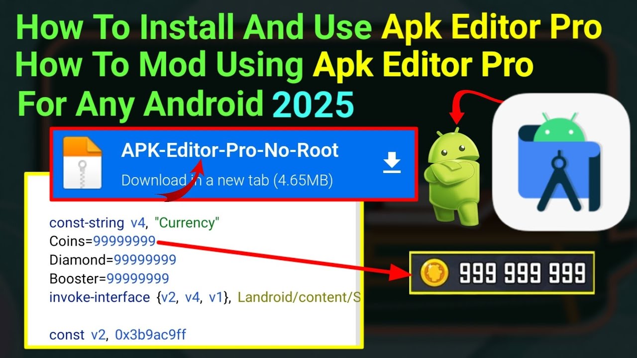 How To Install And Use Apk Editor Pro On Any Android No Need Root || 2025