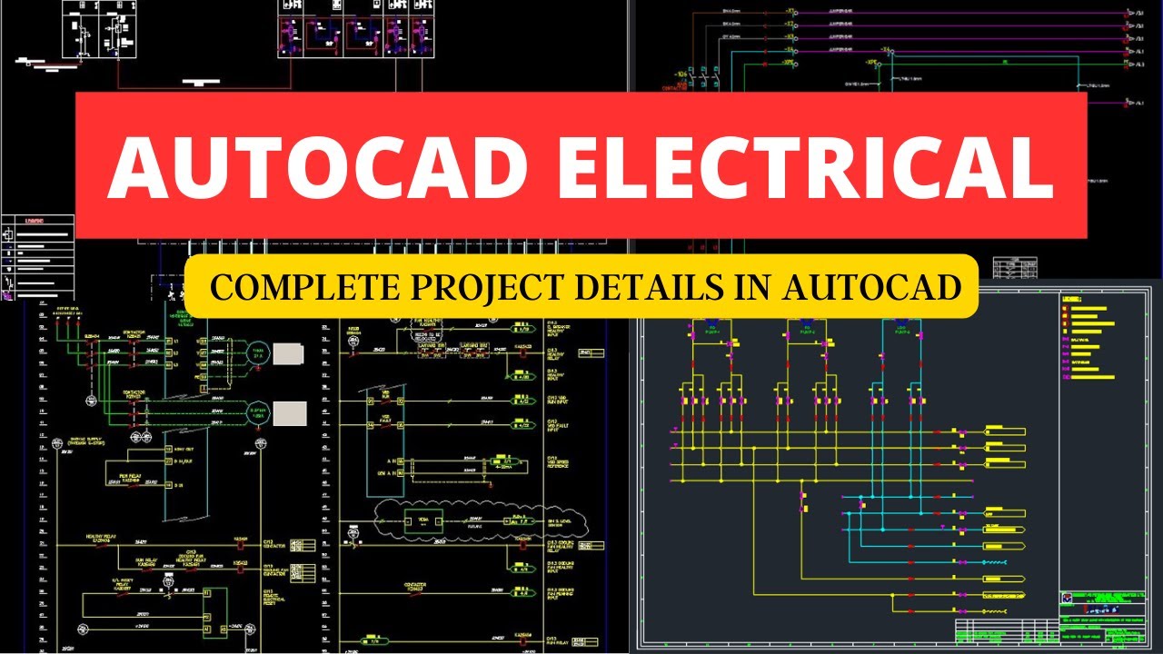 AutoCAD Electrical for beginners | Complete Project Guide
