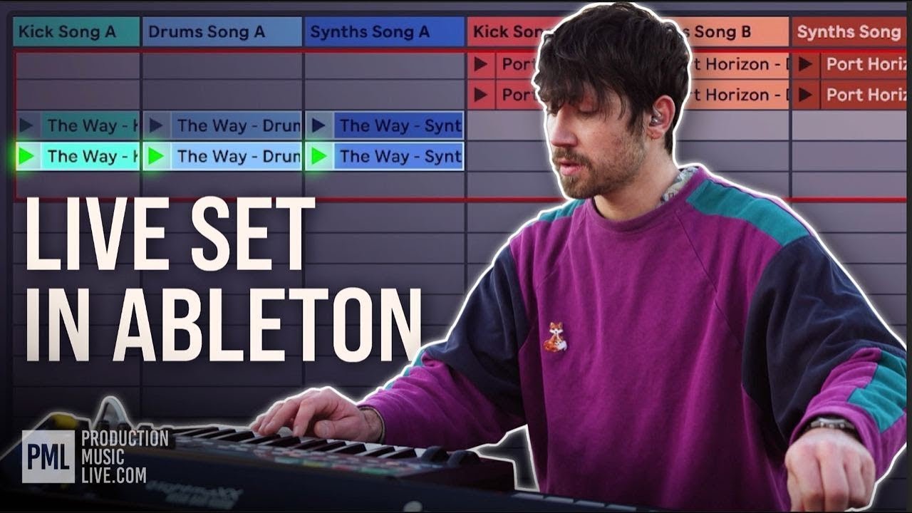 Felix Raphael: Preparing Ableton Session View for Playing Live | incl. LIVE JAM | Organic House