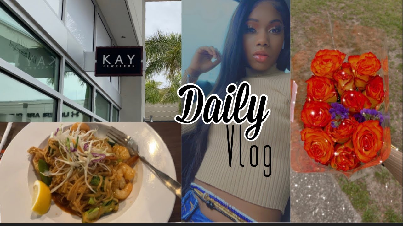 DAILY VLOG : *ME TIME * Kay's jeweler + FLOWERS + Dinner