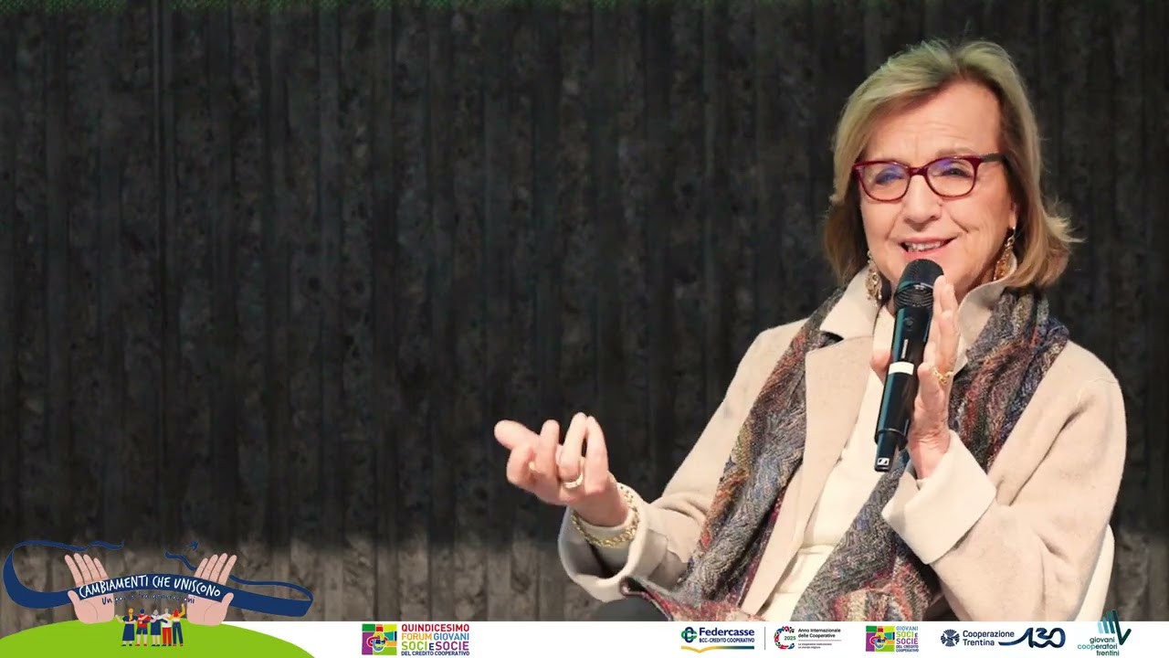 Elsa Fornero al 15&deg; Forum Nazionale delle Giovani Socie e dei Giovani Soci del Credito Cooperativo.