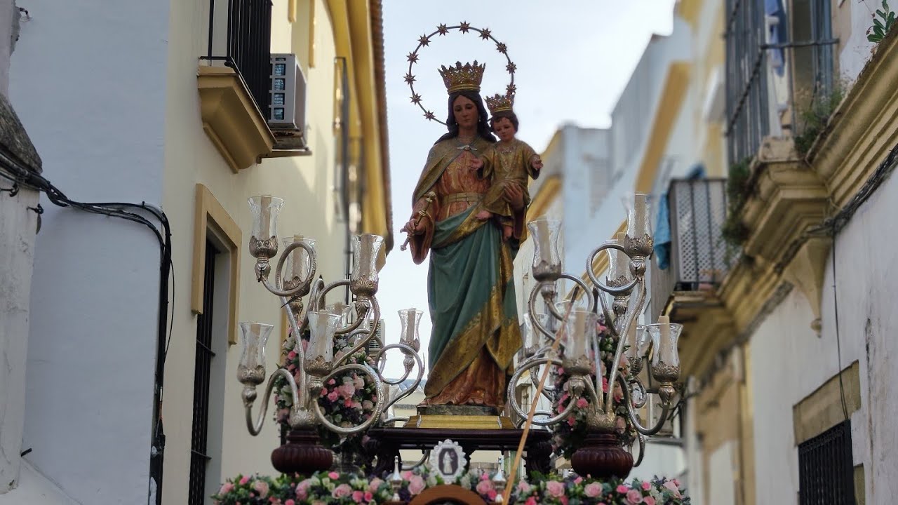 [4K] María Auxiliadora (calle Cabezas), Jerez mayo 2024
