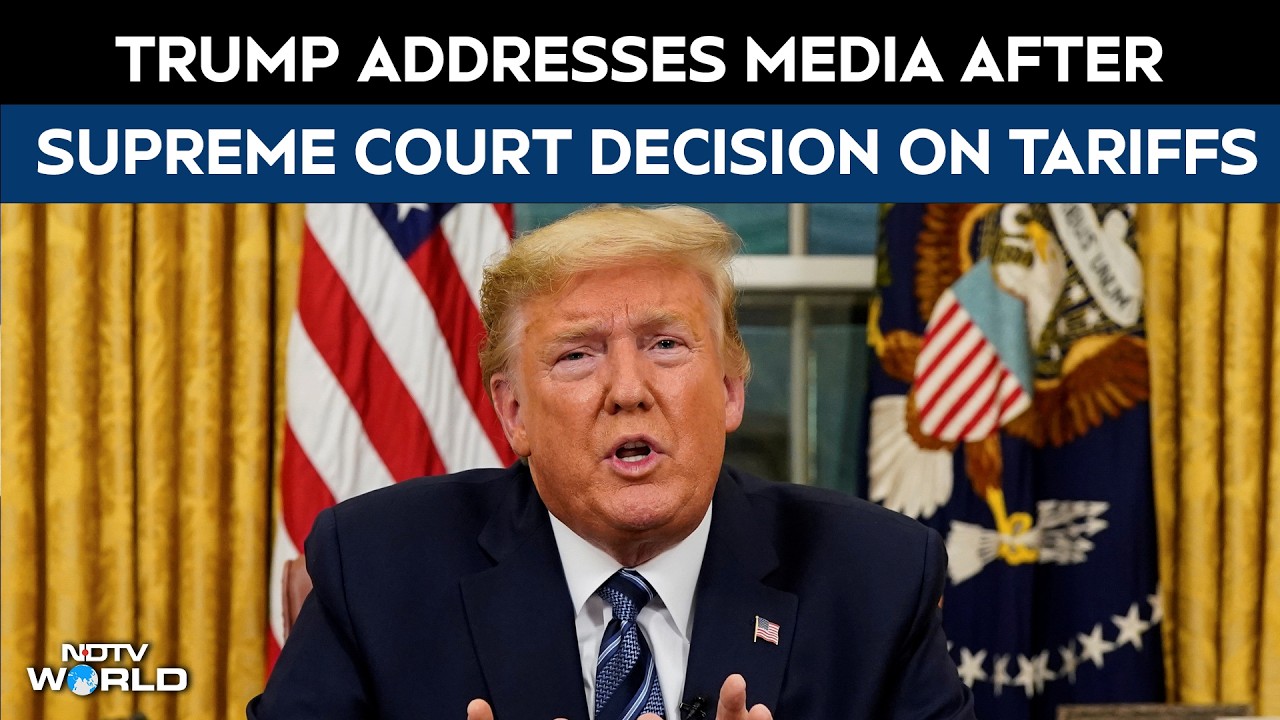 Trump Tariffs | Donald Trump Reacts After Supreme Court Strikes Down His Tariffs