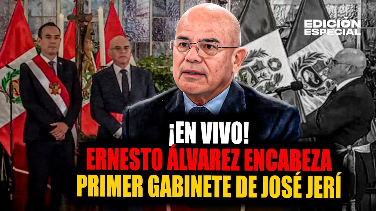 OCT 14 - Ernesto Álvarez, expresidente del TC, lidera primer gabinete de presidente José Jerí