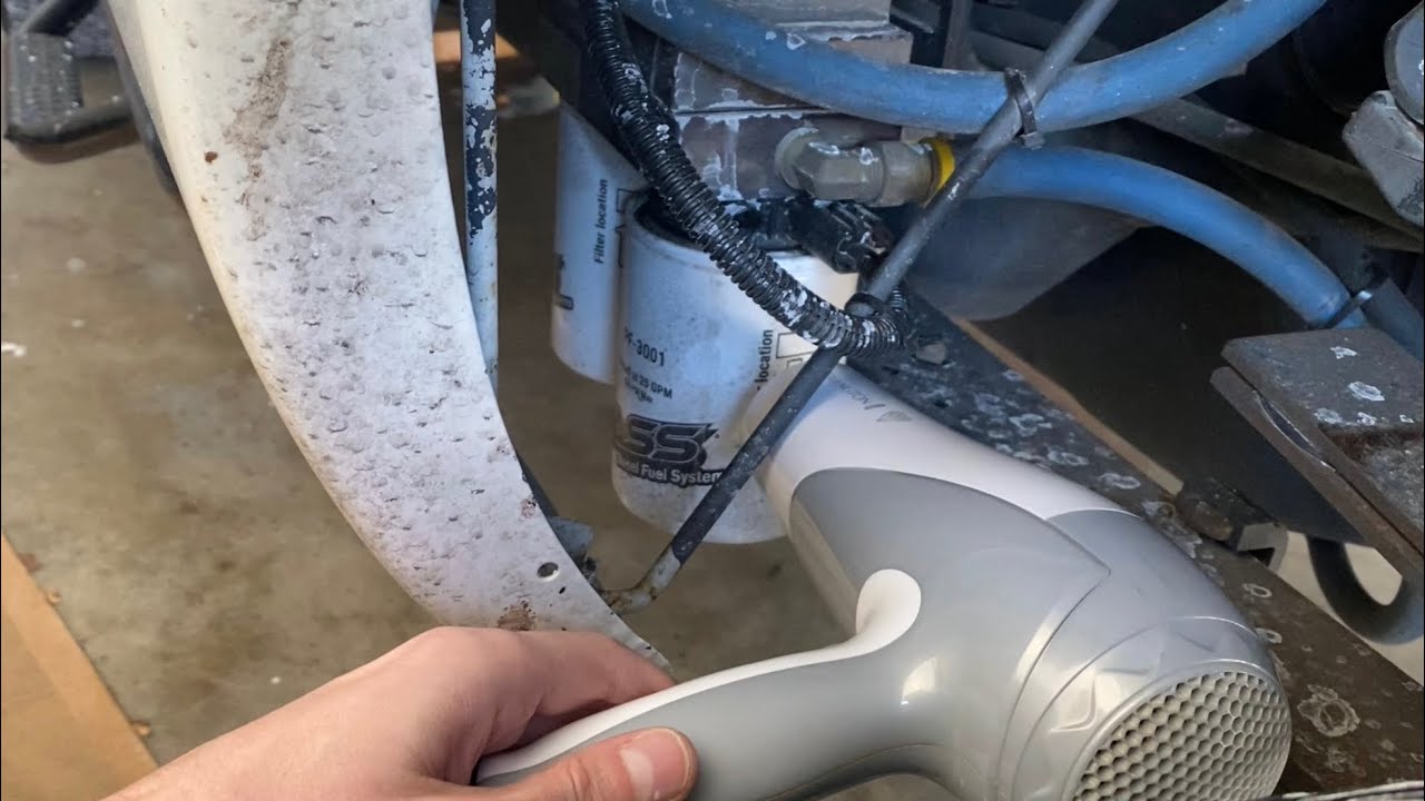 Frozen FASS Fuel System With High Output Heater Disk At Cold Weather Startup