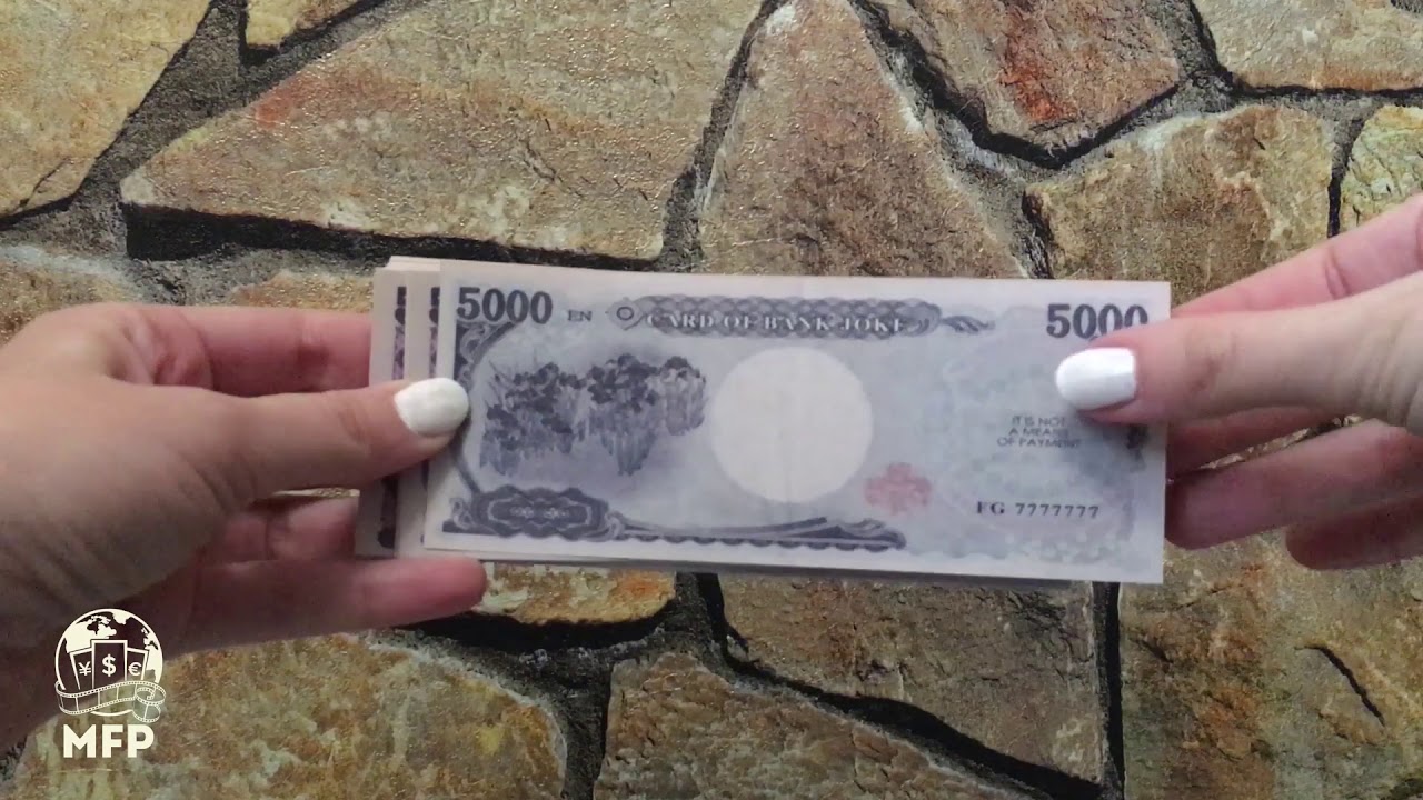 Prop money notes 5000 Japanese yen by MFP