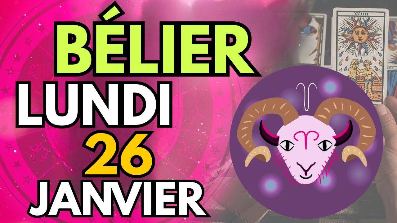 BÉLIER ♈ UN NOUVEAU DÉPART COMPLIQUÉ Hor Horoscope d'aujourd'hui 26 JANVIER 2026 #horoscope