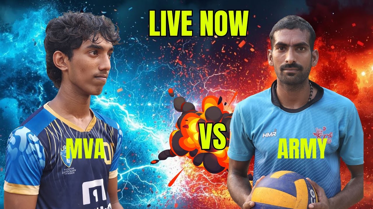 🔥 MVA vs ARMY ⚔️ LIVE | Power Volleyball Battle in Kochi Kerala | Massive Smashes & Crazy Defense!