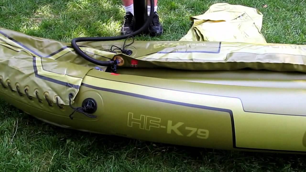 Sevylor Tahiti Hunt Fish 2 person kayak - Unboxing and Inflation