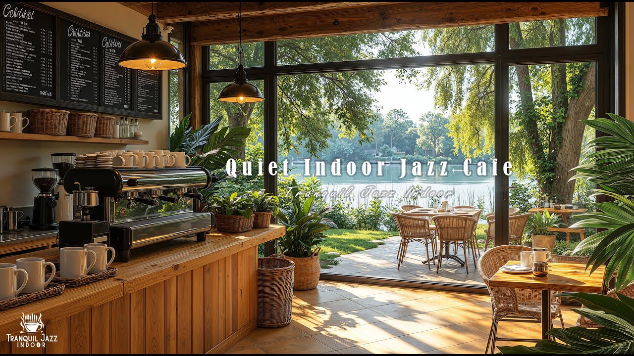 Peace of Mind at Quiet Indoor Jazz Cafe | Calm Jazz Instrumental Music for Focus Work & Study