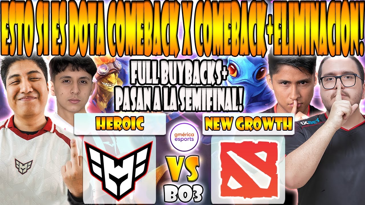HEROIC vs NEW GROWTH [BO3]ELIMINACION-WISPER, TAILUNG, YUMA VS PANDA,SLATEMS-ESL ONE BIRMINGHAM 2026