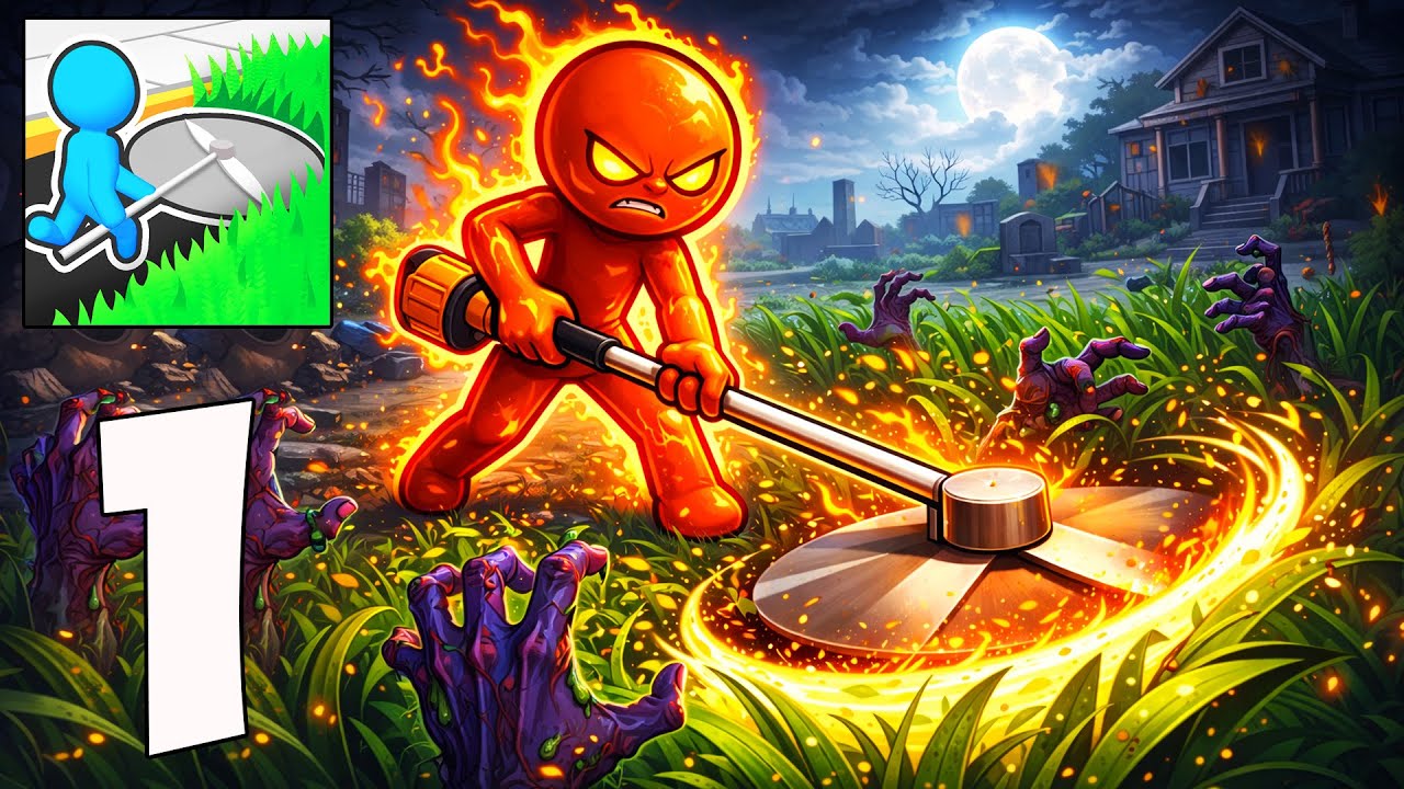 Strimmer Master – Walkthrough – Master the Grass Cutting Path (iOS, Android)