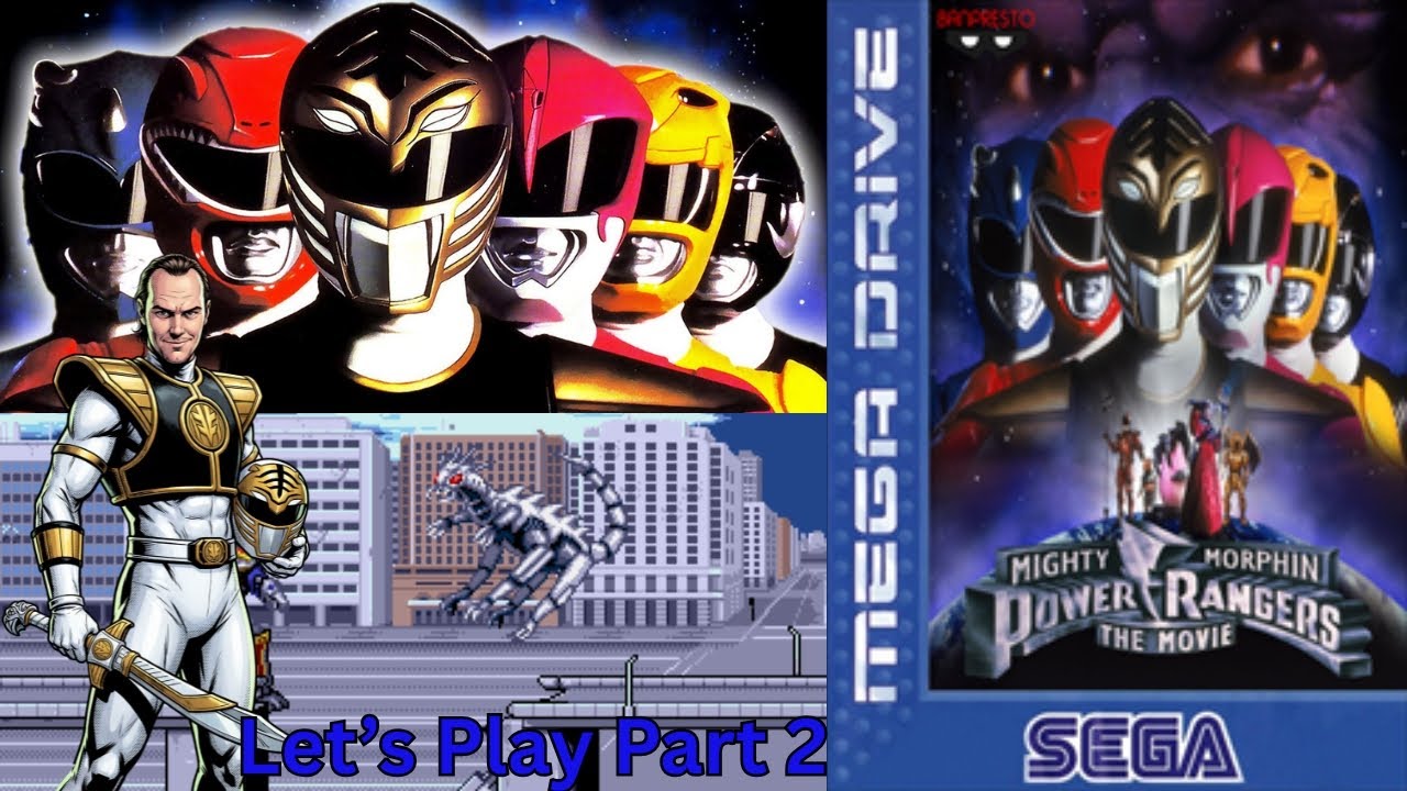 Игровой процесс Mighty Morphin Power Rangers Saga на Megadrive от UG Outlaw Play, часть 2.