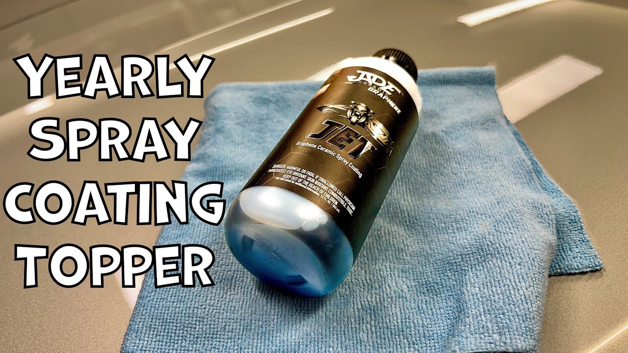 How to maintain a ceramic coating - Jade Jet Graphene Ceramic Spray Coating Application