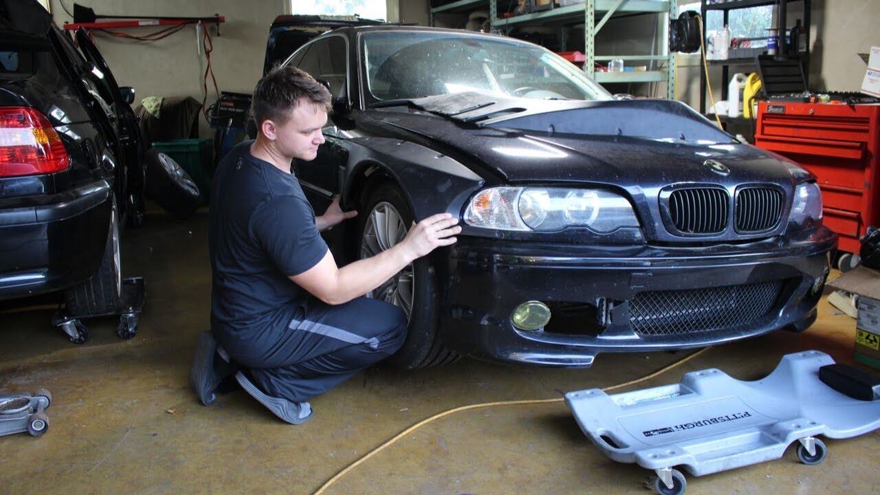 BMW E46 ROCKETBUNNY WIDEBODY KIT part1