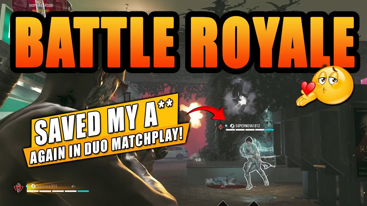 Bloodhunt Gameplay and Movement - Battle Royale CO-OP DUO Match
