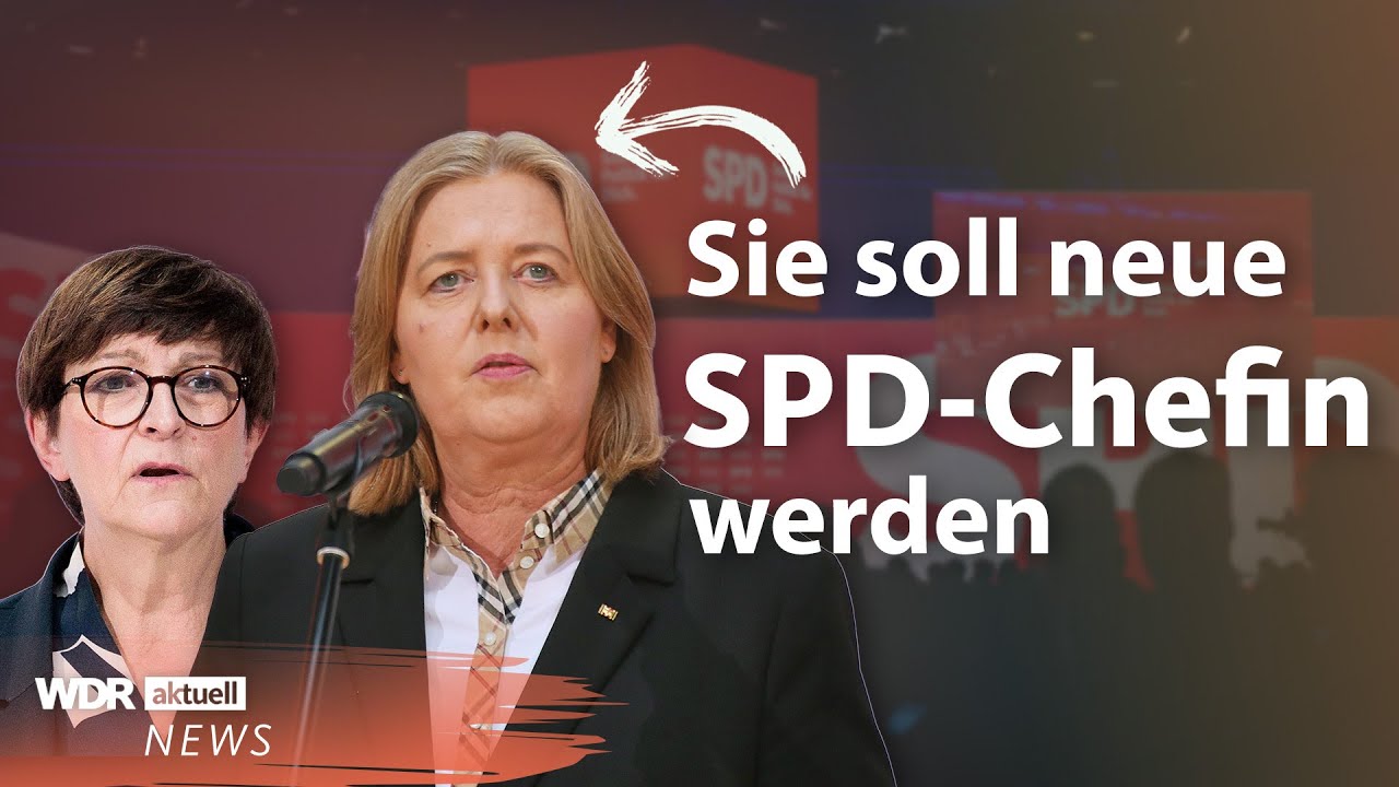 Neue SPD-Spitze: Bärbel Bas soll auf Saskia Esken folgen | WDR aktuell
