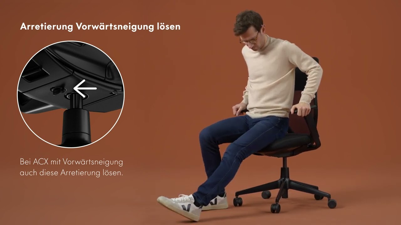 Vitra | Einstellung des B&uuml;rodrehstuhls ACX | smow