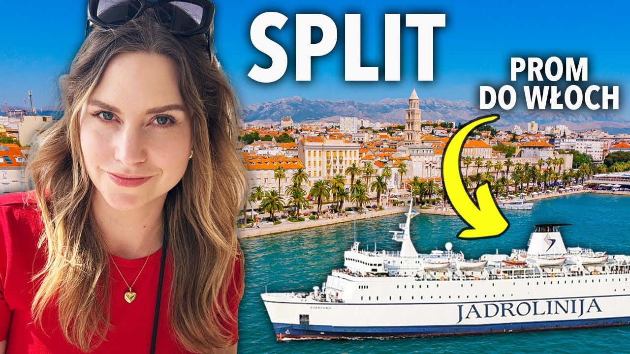 Dzień w Splicie i prom do Włoch: zwiedzanie miasta i rejs do Ankony| Chorwacja (Split) vlog 2024